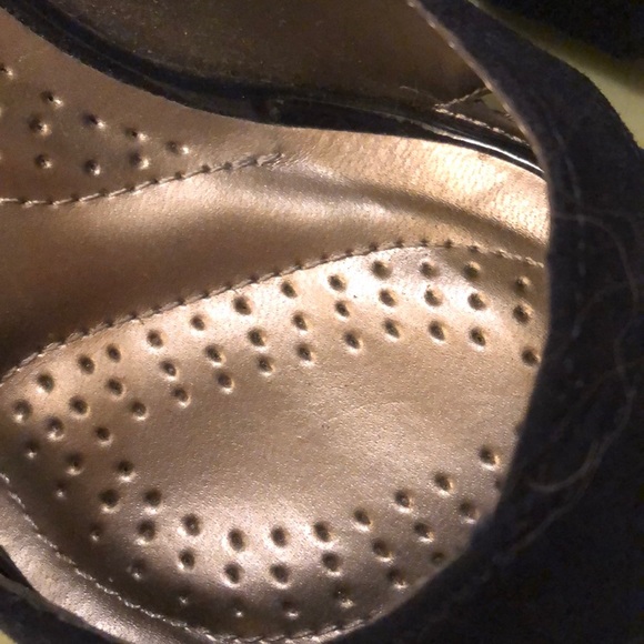 New navy bleue heels with strap - Picture 6 of 11